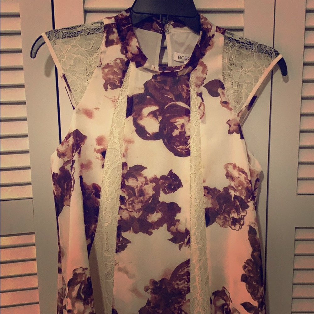 BCBG short floral dress